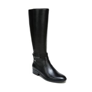 Naturalizer Women's Kalina Wide Calf Reid High Shaft Boots, Black Size 9.5M